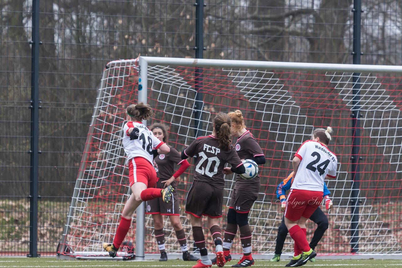 Bild 198 - B-Juniorinnen Walddoerfer - St.Pauli : Ergebnis: 4:1